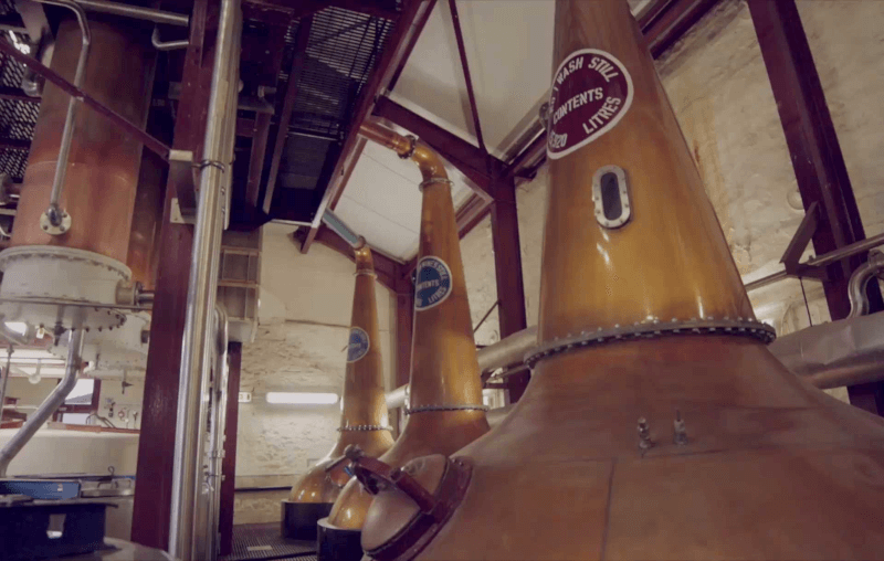 Blick in die Destille