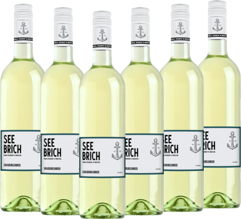 Pacote de vantagens de 6x Grauburgunder seco - Seebrich
