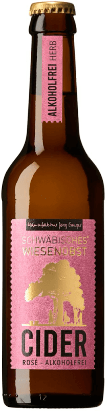 WiesenObst Cider Rosé herb alkoholfrei 0,33l - Manufaktur Jörg Geiger