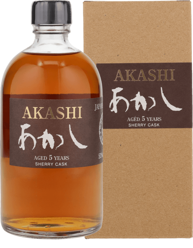 Akashi 5 Years Old Sherry Cask Japanese Single Malt Whisky 0,5l - Eigashima