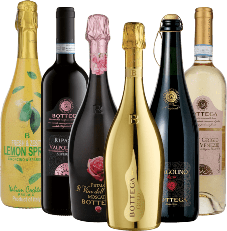 A diversidade completa da Bottega – pack de degustação com 6 unidades