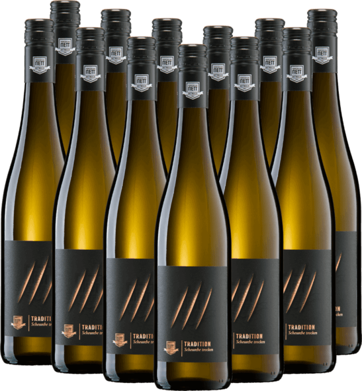 12x Vorteils-Weinpaket Tradition Scheurebe trocken - Bergdolt-Reif & Nett