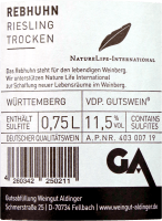 Vorschau: Rebhuhn Riesling trocken - Aldinger