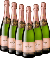 6er Vorteils-Weinpaket - Crémant Brut Rosé Excellence - Bouvet Ladubay