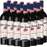 12er Vorteils-Weinpaket - Cote de Boeuf Rouge Syrah-Marselan - Les Grands Chais de France