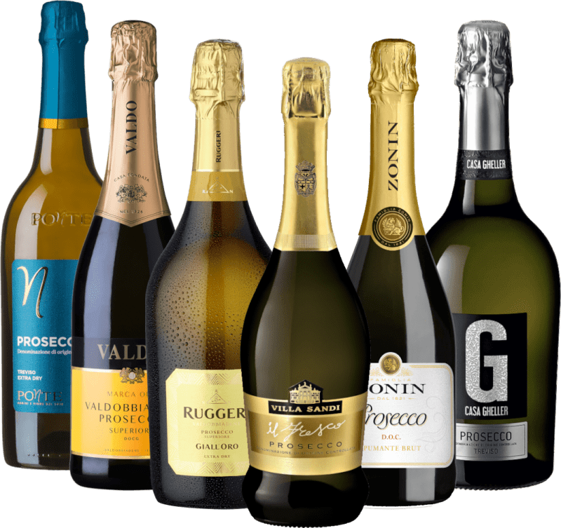 6er Probierpaket - Prosecco: die prickelnde Spitze Italiens