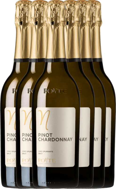 6er Vorteilspaket - Pinot Chardonnay Brut - Ponte
