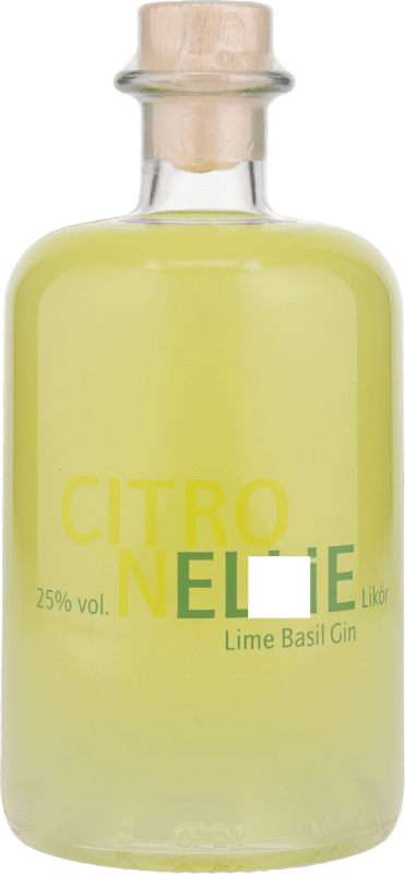 Limetten-Basilikum Gin-Likör 0,5 l - Citronellie