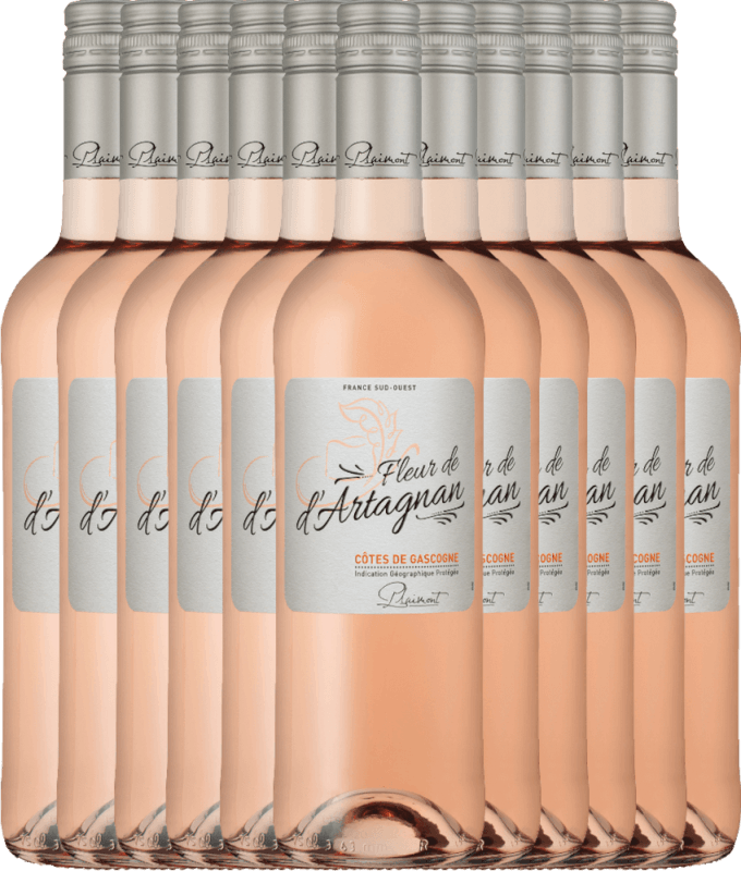 12er Vorteils-Weinpaket - Fleur de d'Artagnan Rosé - Plaimont
