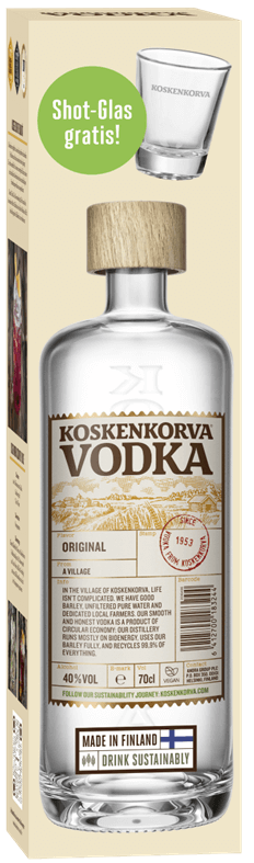 Vodka in GP inkl. Glas - Koskenkorva