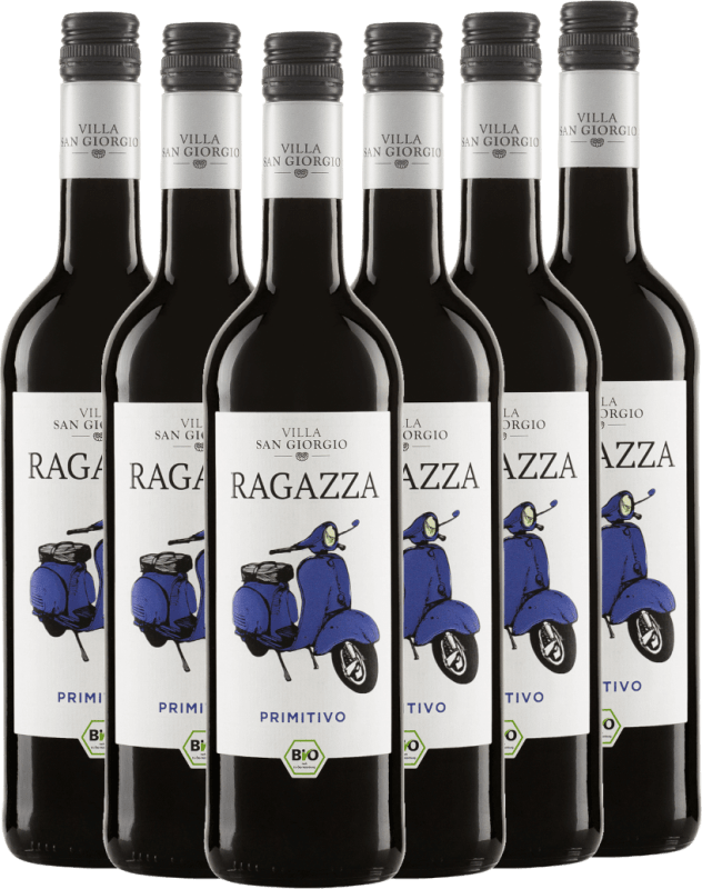 6x Vorteils-Weinpaket Ragazza Primitivo - Villa San Giorgio