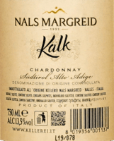 Vorschau: Kalk Chardonnay Alto Adige DOC - Nals Margreid