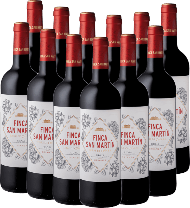 12er Vorteils-Weinpaket - Finca San Martin Crianza DOCa - Torre de Oña