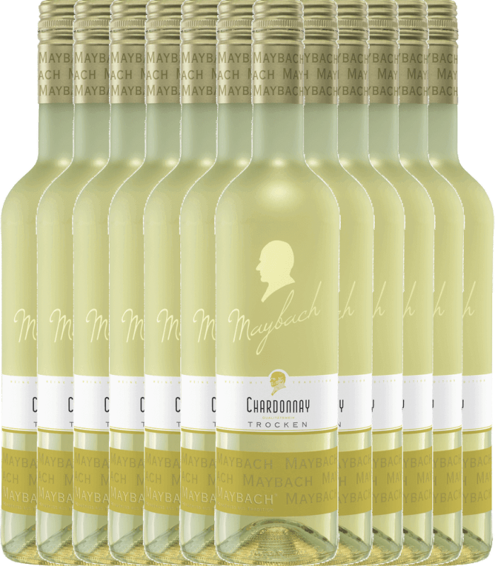 12er Vorteils-Weinpaket - Chardonnay trocken - Maybach
