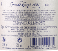 Vorschau: Aimery Grande Cuvée 1531 Crémant Brut - Sieur d'Arques