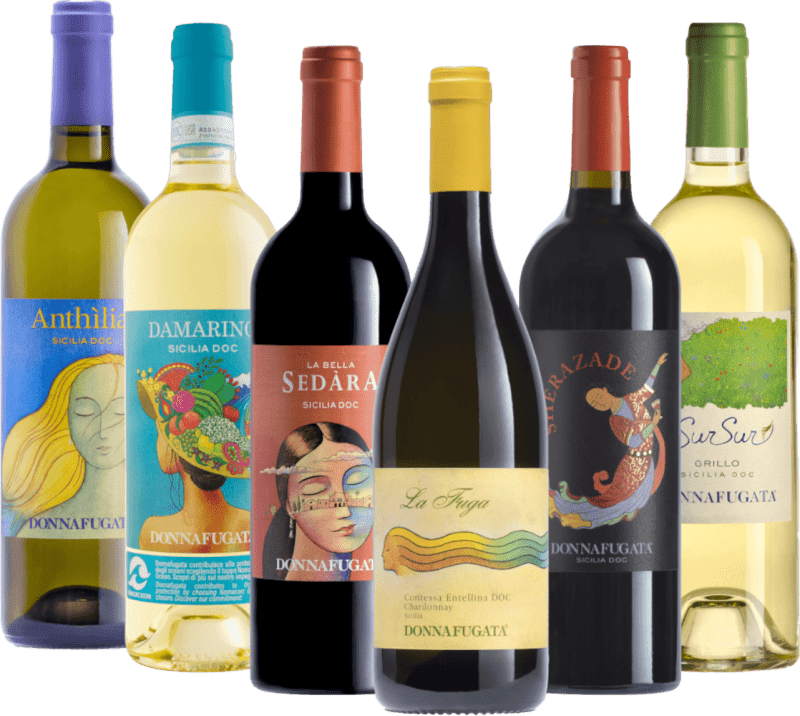 A paixão da Sicília com vinhos da Donnafugata - Pack de Degustação 6x