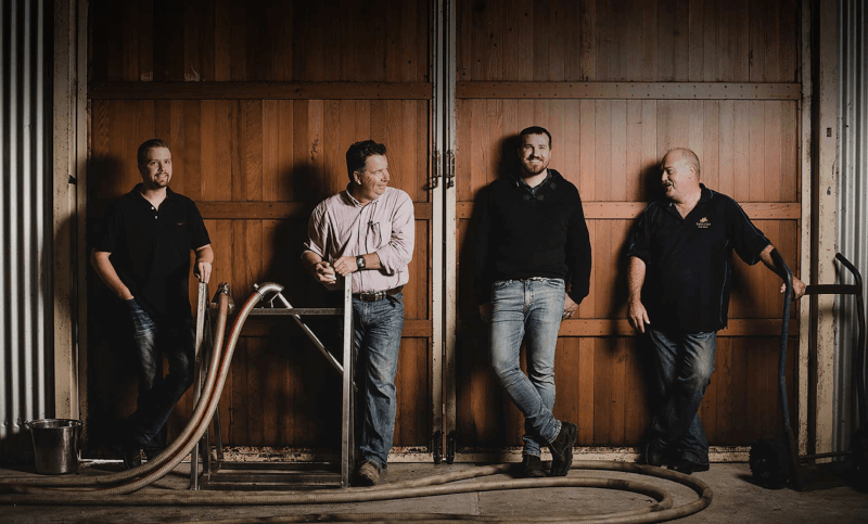 Das Kellerteam der Taylors