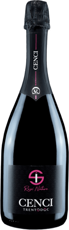 Spumante extra brut Rosé nature Trento DOC - Cenci