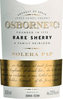 Vorschau: Rare Sherry Solera PAP 0,5 l - Osborne