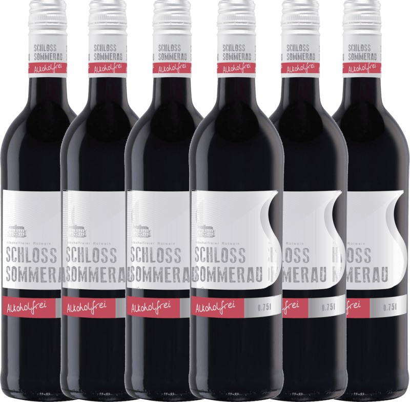 6er Vorteils-Weinpaket - Schloss Sommerau Rotwein alkoholfrei - Sommerau