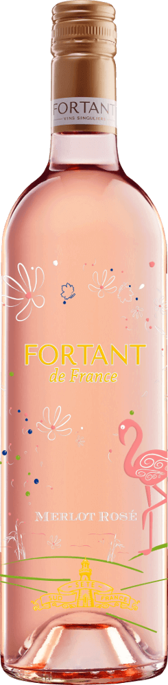 Vorschau: 12er Vorteils-Weinpaket - Merlot Rosé serigrafiert - Fortant de France
