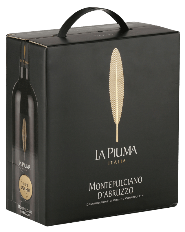 Montepulciano d'Abruzzo DOC 3 l Bag in Box - La Piuma