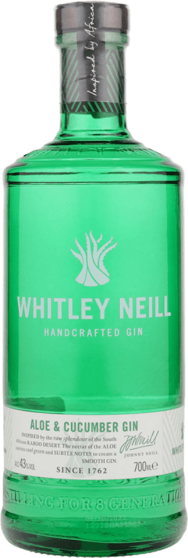 Aloe & Cucumber Handcrafted Dry Gin - Whitley Neill