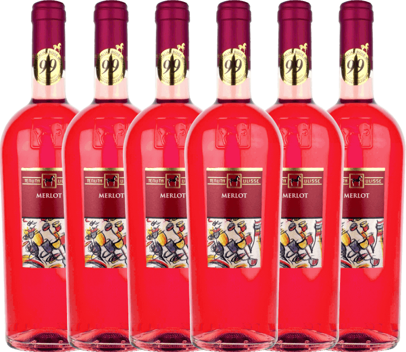 6er Vorteils-Weinpaket - Merlot Rosato - Tenuta Ulisse