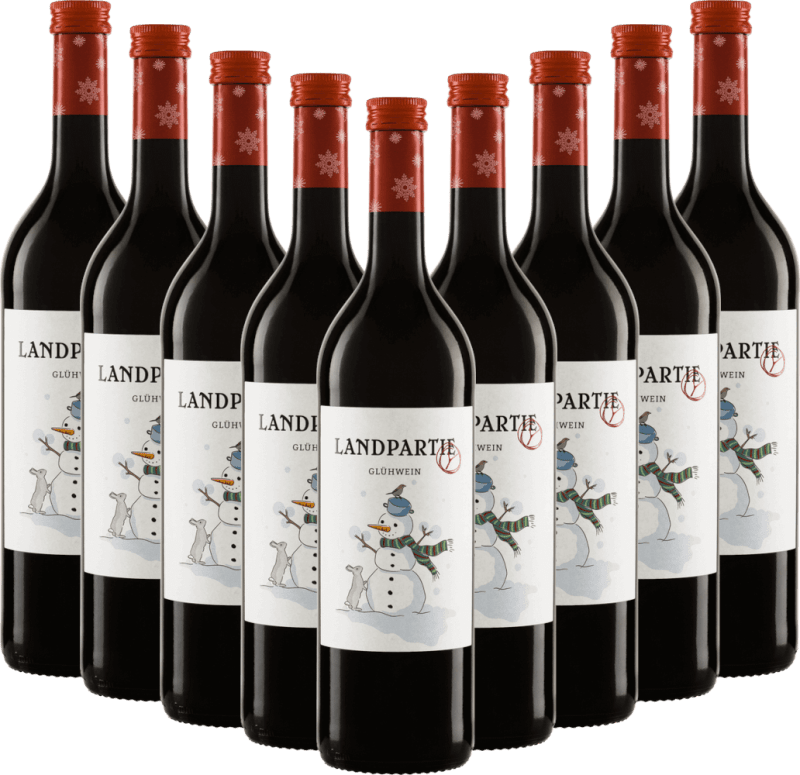 9x Vorteils-Weinpaket Landpartie Premium-Glühwein Rot - Peter Riegel Weinimport