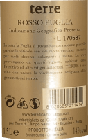 Vorschau: Rosso Puglia IGT 1,5 l Magnum HK - Terre di Campo Sasso