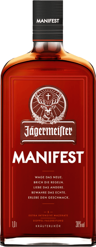Manifest Kräuterlikör 1,0 l - Jägermeister