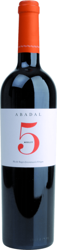 5 Merlot Pla de Bages DO - Abadal