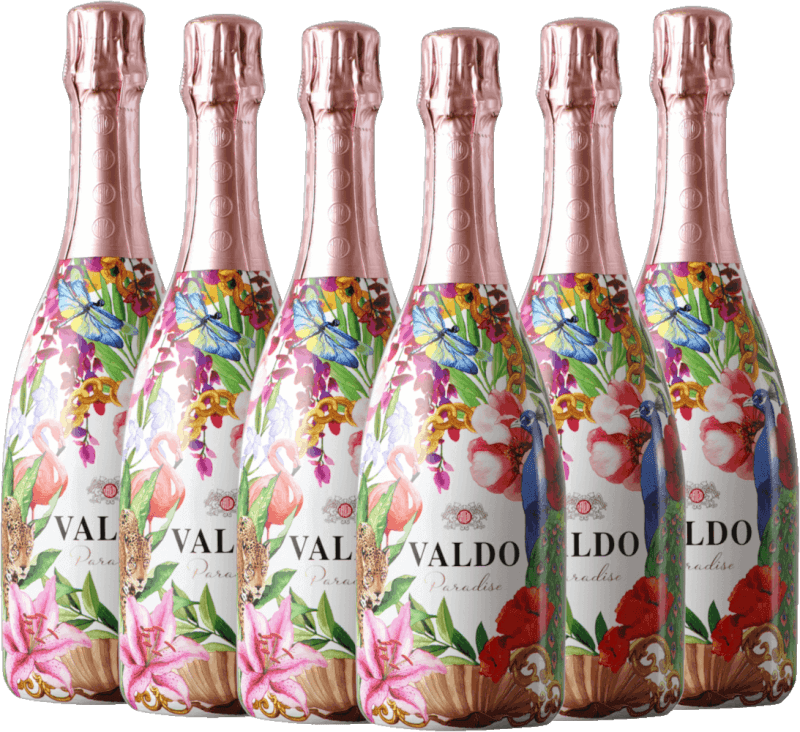 6er Vorteils-Weinpaket - Paradise Spumante Rosé - Valdo