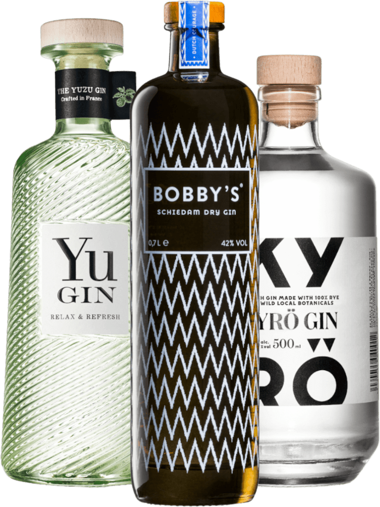 Seleção exclusiva de gin