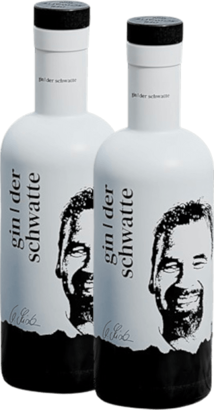 Der Schwatte London Dry Gin von Ulf Kirsten & Benjamin Kirsten - 2x Vorteilspaket