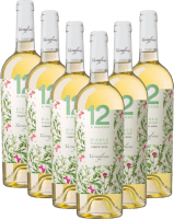 6x Vorteils-Weinpaket 12 e Mezzo Bianco Organic Wine Puglia IGP - Varvaglione