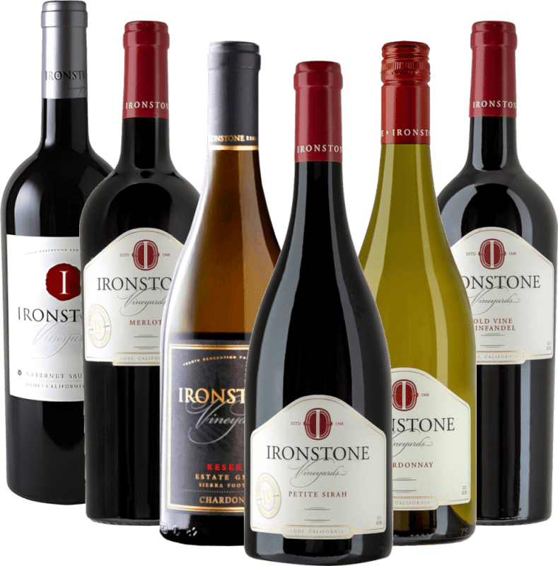 A essência da Califórnia com Ironstone Vineyards - Pacote de 6 degustações