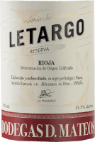 Vorschau: Letargo Reserva - Bodegas D. Mateos