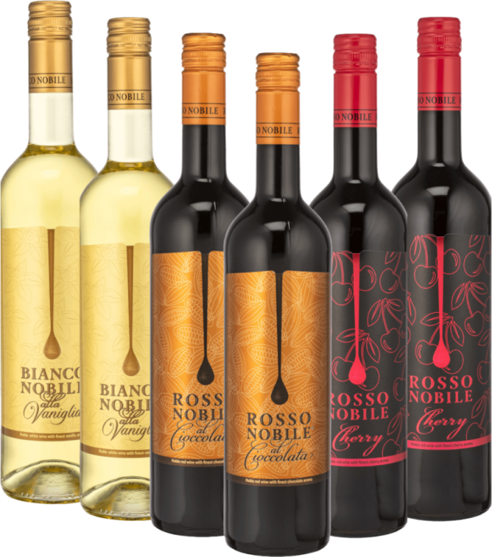 6er Probierpaket - Frühlingsgefühle auf die Nobile Art von Rosso Nobile