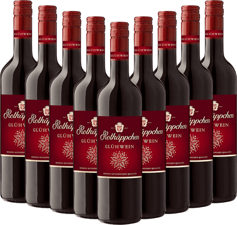 9x Vorteils-Weinpaket Glühwein rot - Rotkäppchen