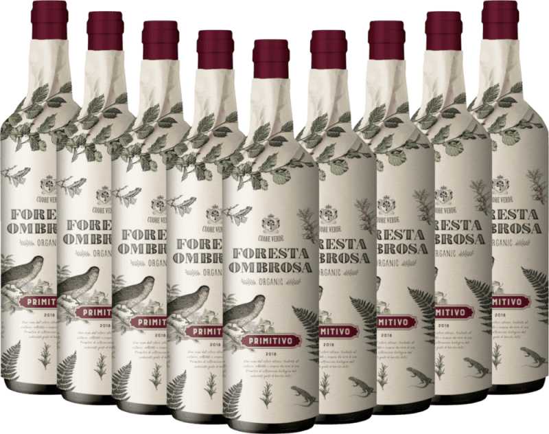 9x Vorteils-Weinpaket Foresta Ombrosa Puglia IGT - Cuore Verde