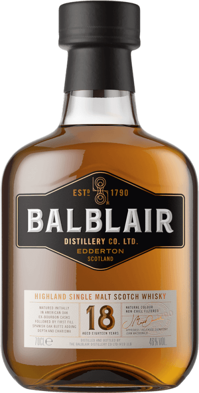 18 Years Old Whisky - Balblair Distillery