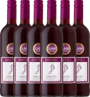 6er Vorteils-Weinpaket - Jammy Red - Barefoot