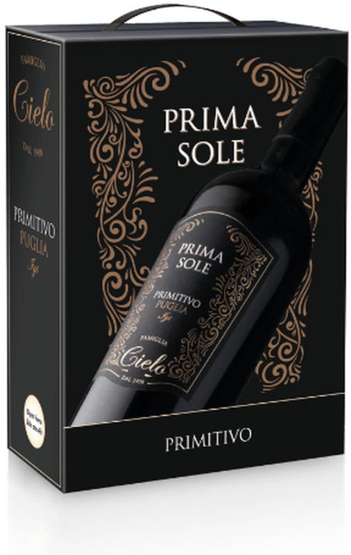 Primasole Primitivo Puglia IGT 3,0l Bag-in-Box - Cielo e Terra