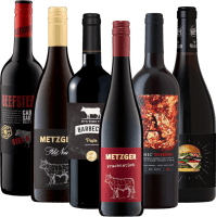 Tintos intensos para a noite de churrasco - Pacote de 6 amostras