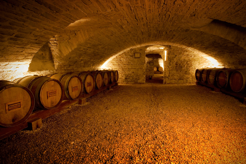 Der historische Keller in Beaune