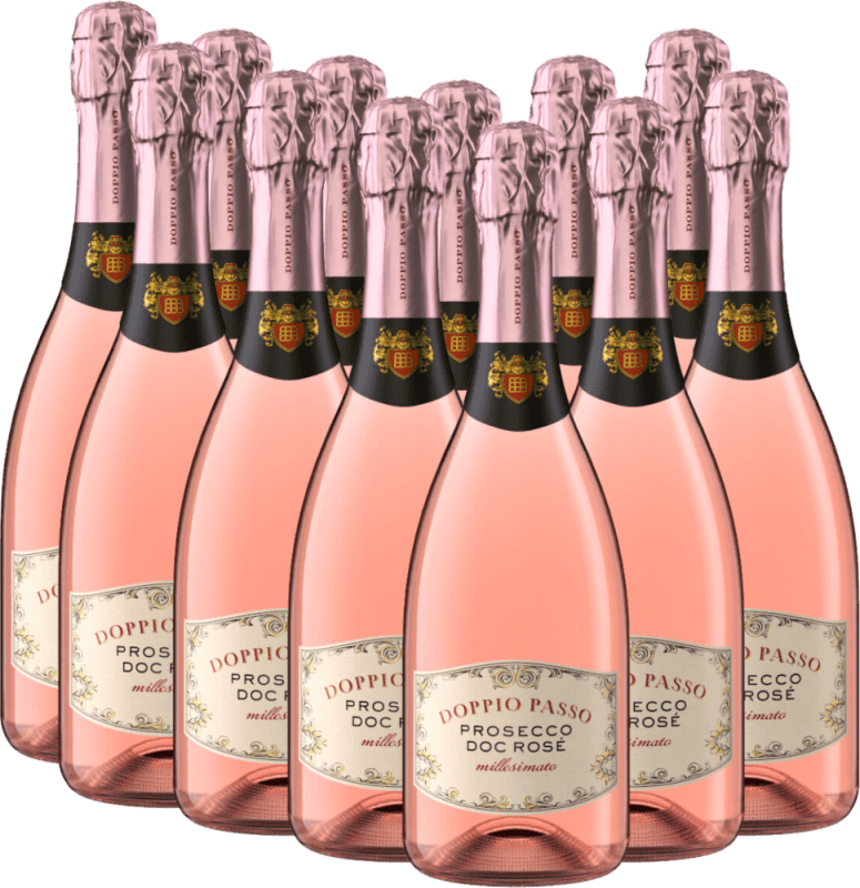12er Vorteilspaket - Doppio Passo Asolo Rosé Prosecco Millesimato D.O.C. - CVCB
