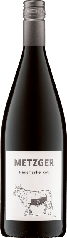 Hausmarke Rot feinherb 1,0l - Weingut Metzger