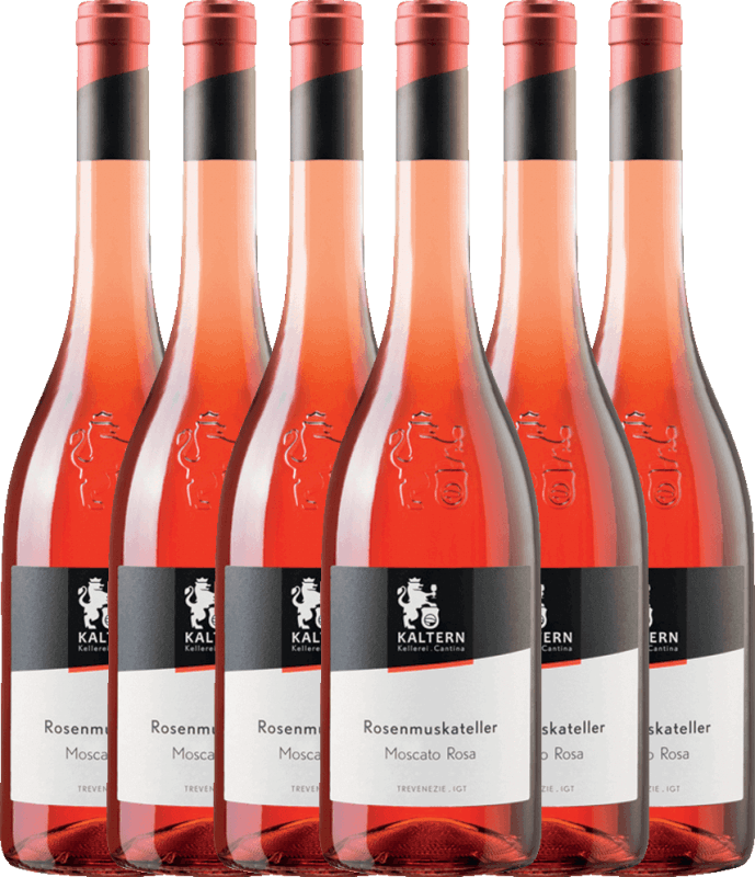 6er Vorteils-Weinpaket Rosenmuskateller lieblich Moscato Rosa IGT - Kellerei Kaltern