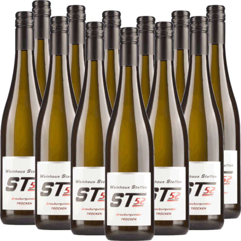 12x Vorteils-Weinpaket ST #52 Grauburgunder trocken - Weinhaus Steffen